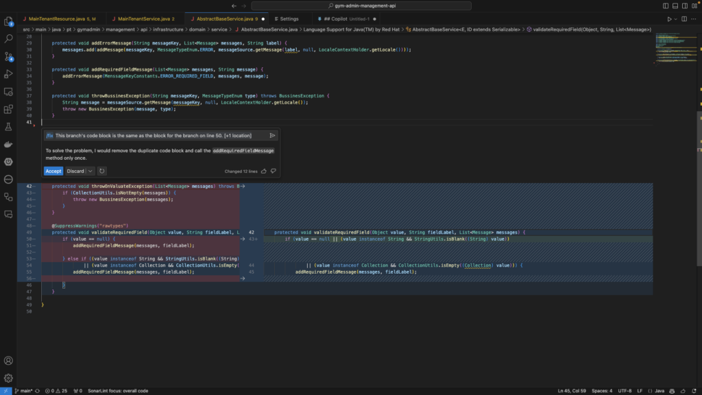 GitHub Copilot - Parte 5: Refatoração em Java - TechBlog