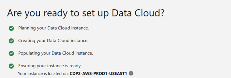 Data Cloud Setup Salesforce